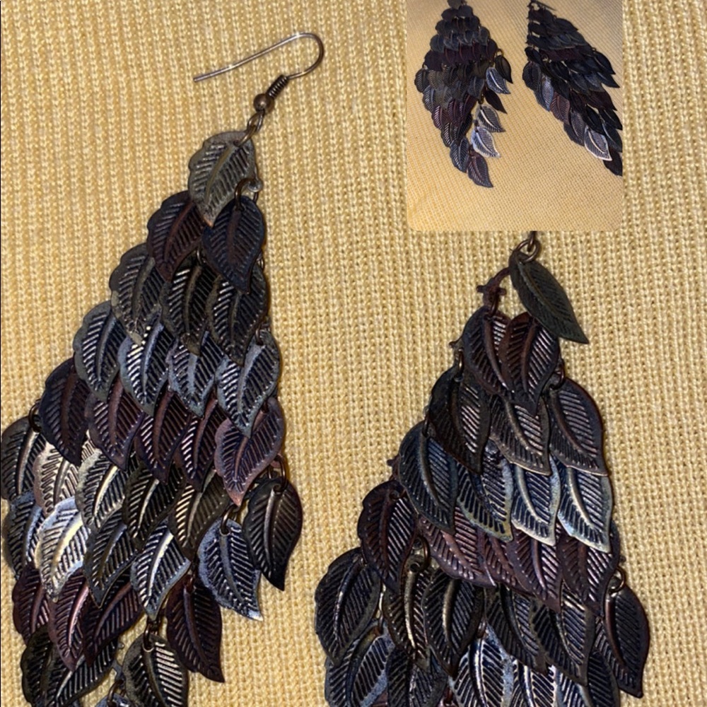 Feather earrings